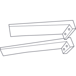 "L" shaped flights
